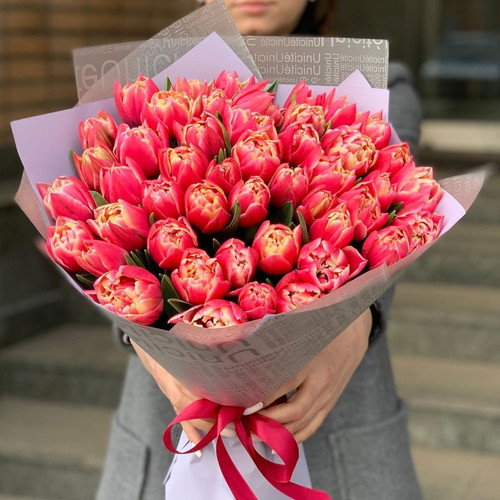 47 Пионовидных Тюльпанов